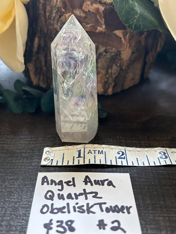 Angel Aura Quartz Obelisk Tower #2