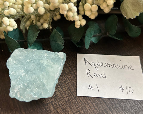 Aquamarine Large Raw #1