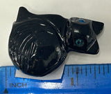 Black Onyx - Cat 1" Blue Eyes