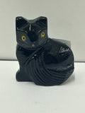Black Onyx - Cat 1" Yellow Eyes