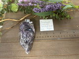 Chevron Amethyst Polished Point #4