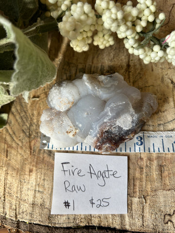 Fire Agate Raw #1
