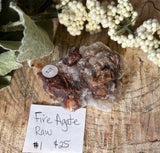 Fire Agate Raw #1