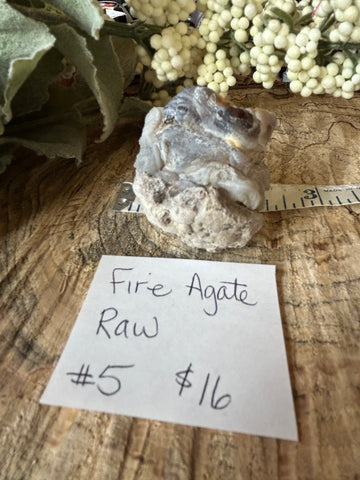Fire Agate Raw #5