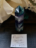 Fluorite Obelisk Tower #8