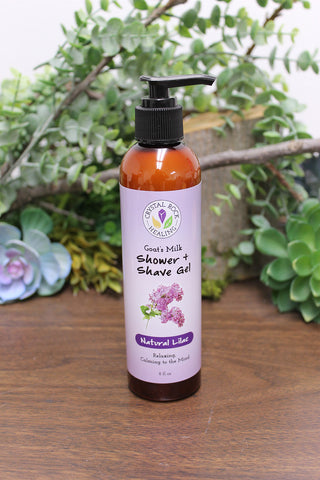 Goat's Milk Shower & Shave Gel - Lilac 8oz