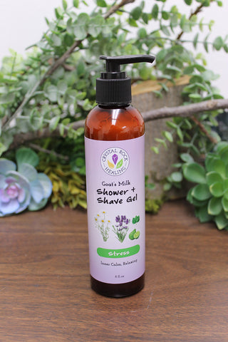 Goat's Milk Shower & Shave Gel - Stressless 8oz