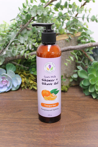 Goat's Milk Shower & Shave Gel - Tangerine 8oz