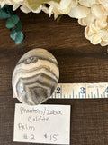 Phantom/Zebra Calcite Palm #2