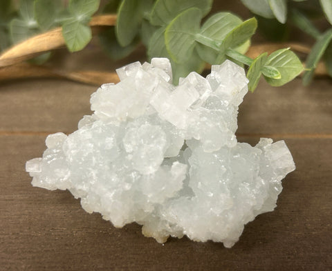 Prehnite on Quartz #1