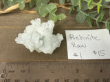 Prehnite on Quartz #1