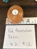 Red Aventurine Palm #2