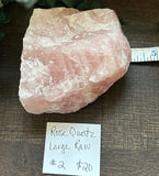 Rose Quartz Large Raw #2