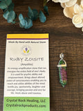 Ruby Zoisite Pendant