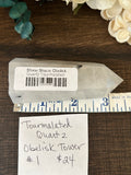 Tourmalated Quartz Obelisk Tower #1