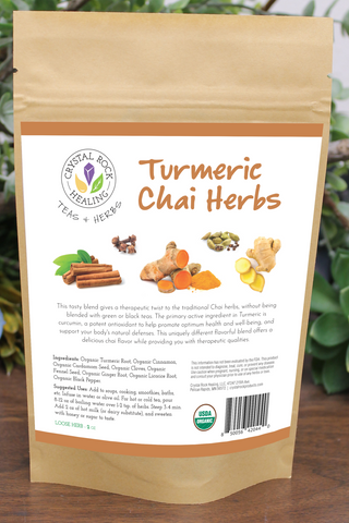 Turmeric Chai Herbs 2oz Organic