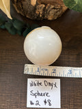 White Onyx Sphere #2