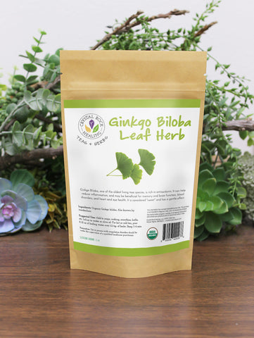 Ginkgo Biloba Leaf Herb Organic 1 oz