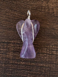 Amethyst Angel Pendant