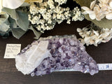 Amethyst Cluster w/ Druzy Calcite #12