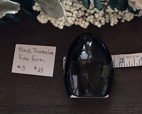Black Tourmaline Free Form #3