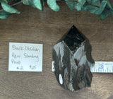 Black Obsidian Raw Standing Point #2