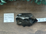 Black Obsidian Raw Standing Point #2