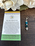 Blue Apatite Charm