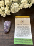 Chevron Amethyst Pocket Stone