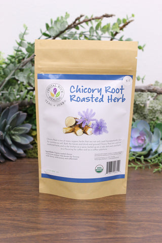 Chicory Root Roasted Herb 4 oz Organic