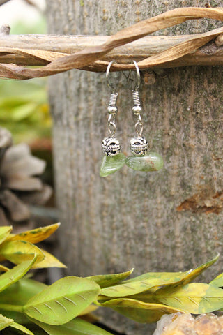 Green Apatite Earrings