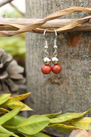 Red Aventurine Earrings
