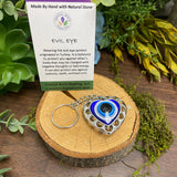 Evil Eye Keychain - Heart