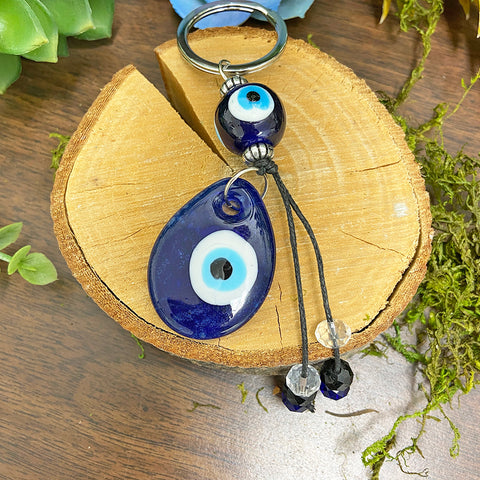 Evil Eye Keychain - Large Eye Tear Drop