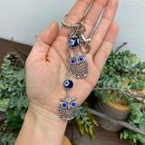 Evil Eye Keychain - Owls