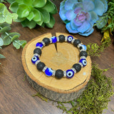 Evil Eye - Lava Diffuser Bracelet