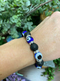 Evil Eye - Lava Diffuser Bracelet