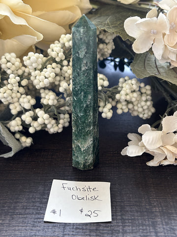 Fuchsite Obelisk Tower #1
