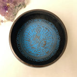 Medicine Buddha, Blue, 7" Singing bowl