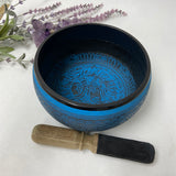 Medicine Buddha, Blue, 7" Singing bowl