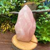 Rose Quartz Flame - Large