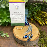 Evil Eye Keychain - Wing