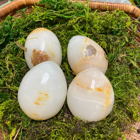 White Onyx Egg
