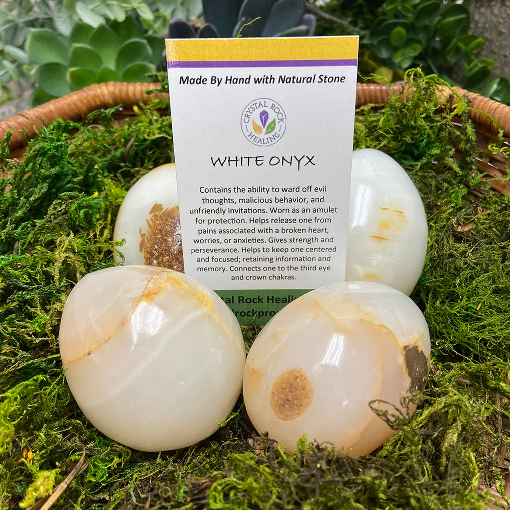 White Onyx Egg