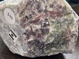 Lepidolite w/ Watermelon Tourmaline Raw Standing Point #2