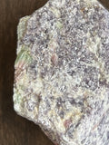 Lepidolite w/ Watermelon Tourmaline Raw Standing Point #2