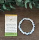 Gem Bracelet 7.5 inch 8mm Stretch-Opalite