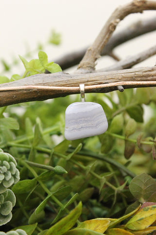 Blue Lace Agate Pendant