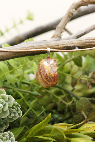 Crazy Lace Agate Pendant