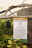 Lava Rock Black Pendant